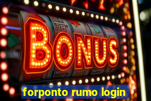 forponto rumo login